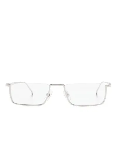 Montblanc Rectangle-frame Glasses In Grau