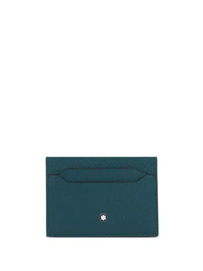 Montblanc Sartorial Card Holder In Blue