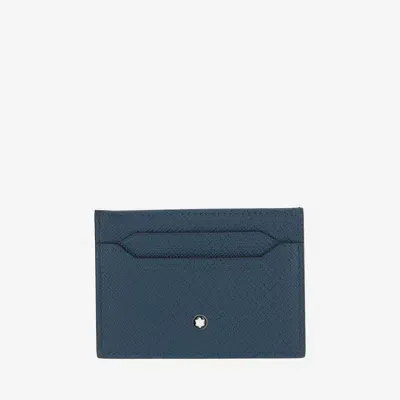 Montblanc Sartorial Card Holder In Blue