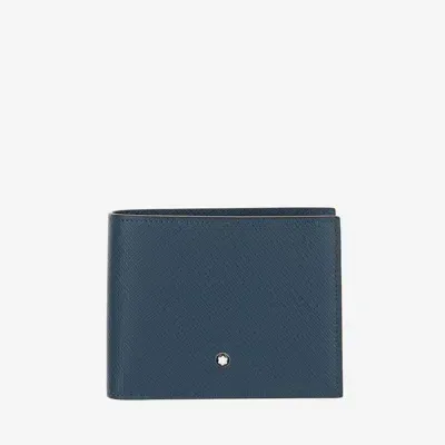 Montblanc Sartorial Wallet 6cc In Blue