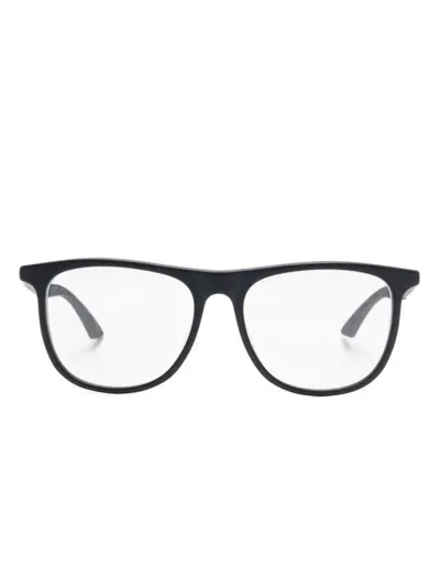 Montblanc Square-frame Glasses In Black