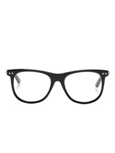 Montblanc Square-frame Glasses In Black