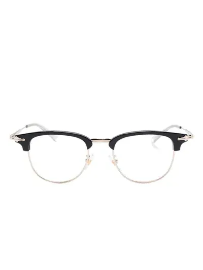 Montblanc Square-frame Glasses In Black