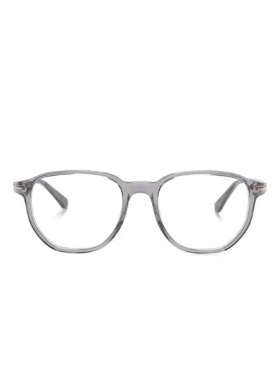 Montblanc Translucent-frame Glasses In Gold