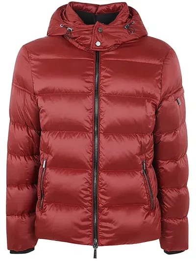 Moorer Brett Sh Padded Jacket In Rojo