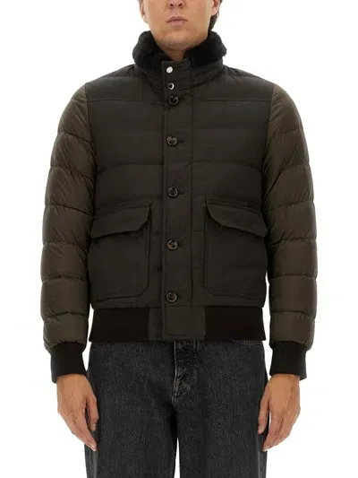 Moorer Fantoni Jacket In Military Green