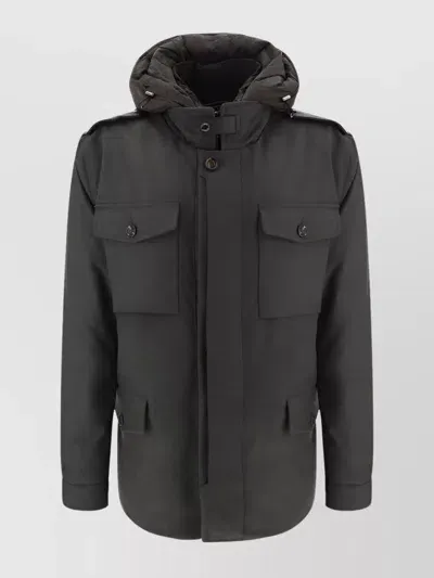 Moorer Down Jacket In Forest