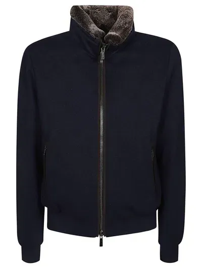 Moorer Jacket In Blue