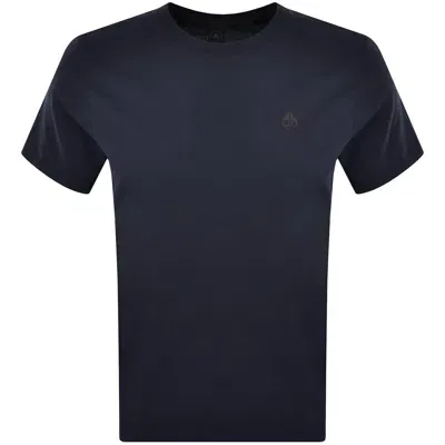 Moose Knuckles Satellite T Shirt Navy