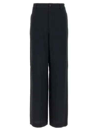 Moschino Acetate Pants In Black