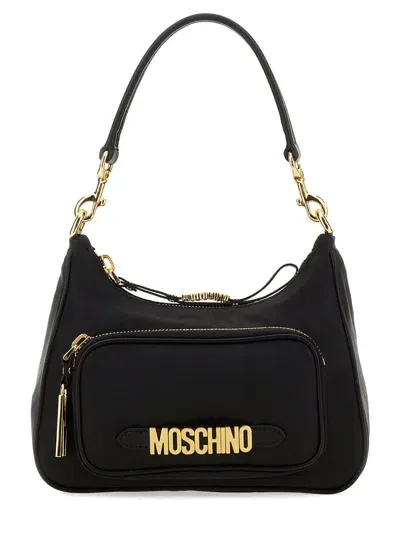 Moschino Bag With Logo In Black