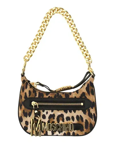 Moschino Bag With Logo In Multicolor