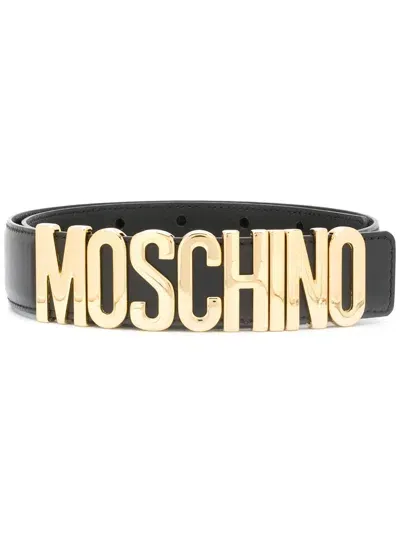 Moschino Belts In Black