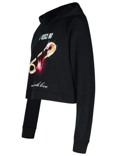 Moschino Black Cotton Sweatshirt