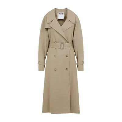 Moschino Coat In Beige