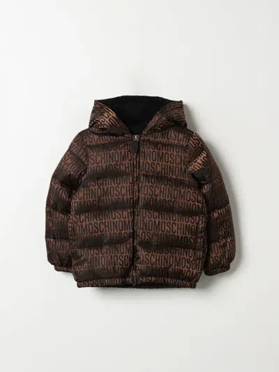 Moschino Coats  Kids Color Brown In Braun