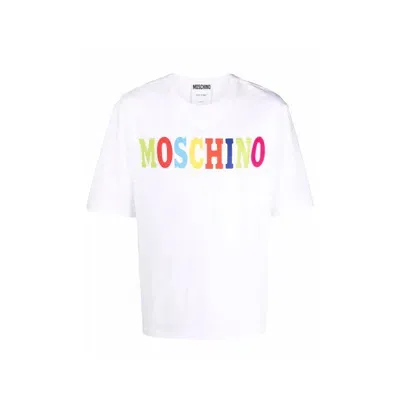 Moschino Cotton Logo T-shirt In White