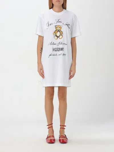 Moschino Couture Dress  Woman Color White In Weiss