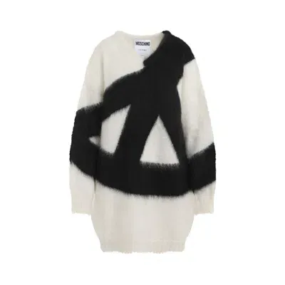 Moschino Couture Knit Dress In White