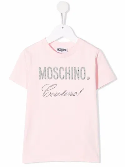 Moschino Couture Logo T-shirt In 粉色