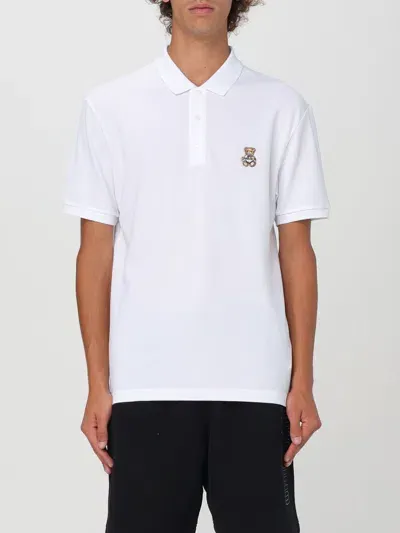 Moschino Couture Polo Shirt  Men Color White In Weiss