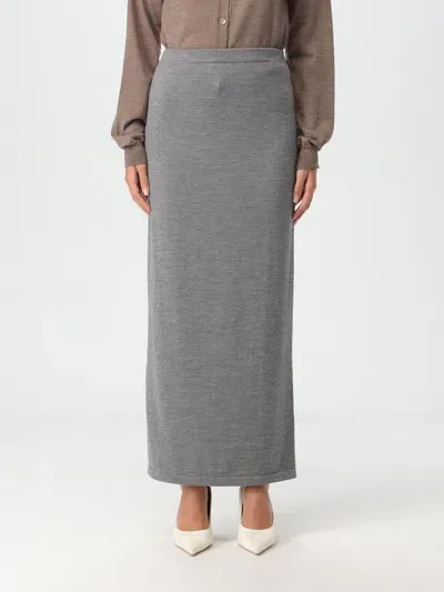 Moschino Couture Skirt  Woman Color Grey In Grau