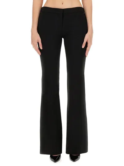 Moschino Crepe Pants In Black