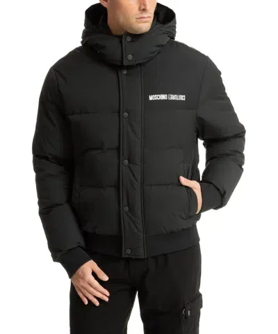 Moschino Down Jacket In Black