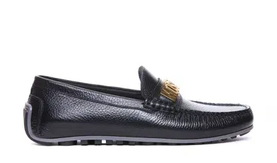 Moschino Loafers In Black