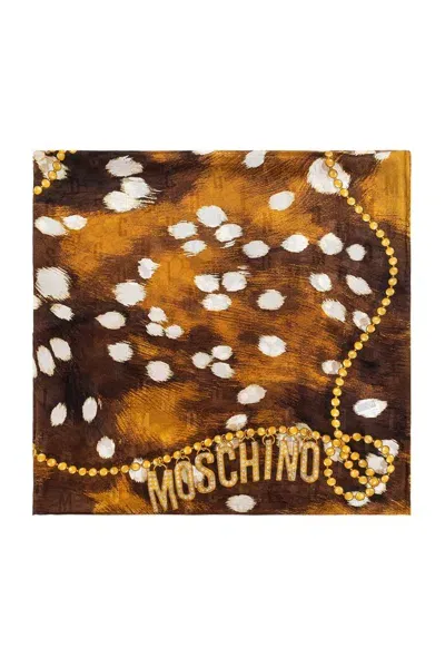 Moschino Graphic Printed Finished In Multi