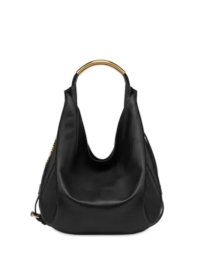 Moschino Handle Me Bag Medium In Black  