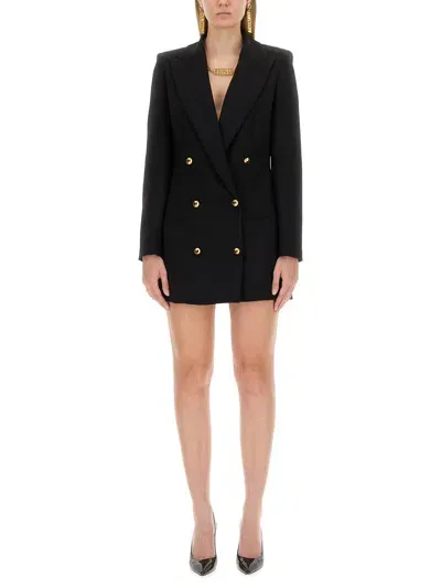 Moschino Jacket Dress In Black