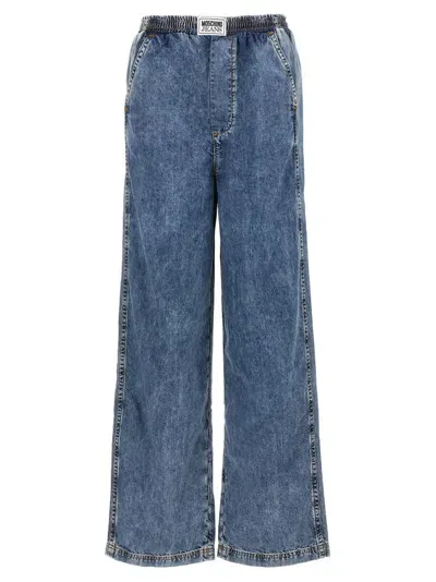 Moschino Jeans High In Light Blue