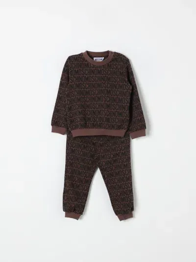 Moschino Babies' Jumpsuit  Kids Color Brown In Braun