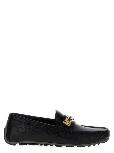 Moschino Loafers In Black