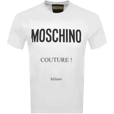 Moschino Logo T Shirt White