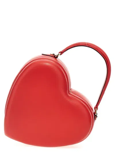 Moschino Love Me Handbag In Red