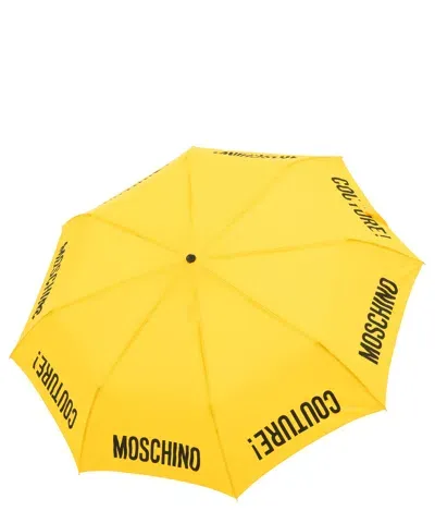 Moschino Openclose Couture! Umbrella In Yellow