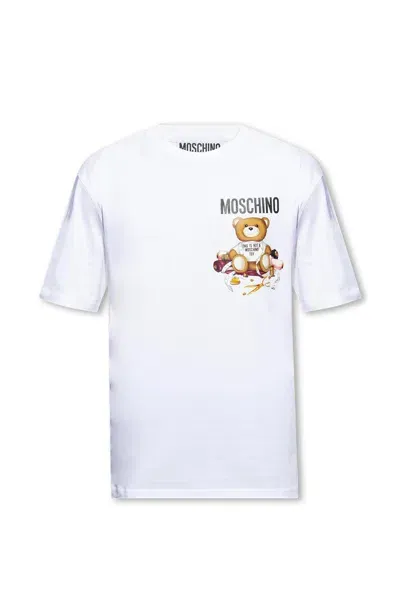 Moschino Printed T-shirt In White