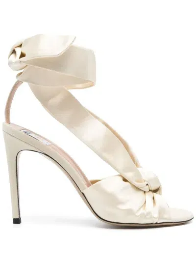 Moschino Sandals In Beige