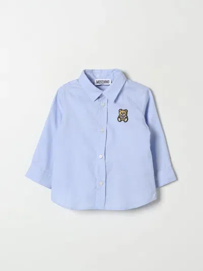 Moschino Shirt  Kids Color Gnawed Blue In Hellblau