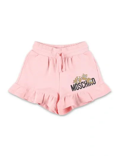 Moschino Kids' Shorts Volan In Pink