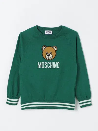 Moschino Sweater  Kids Color Green In Grün