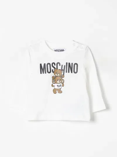 Moschino Babies' Sweater  Kids Color White In Weiss