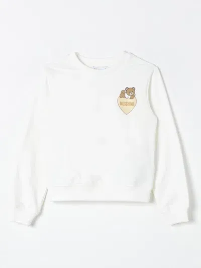 Moschino Sweater  Kids Color White In Weiss