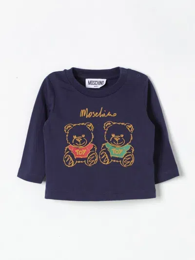 Moschino Babies' T-shirt  Kids Color Blue In Blau