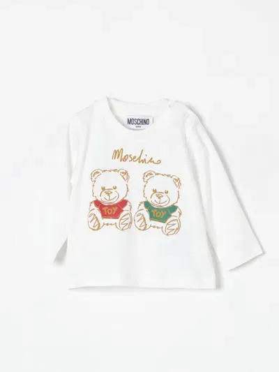 Moschino Babies' T-shirt  Kinder Farbe Weiss