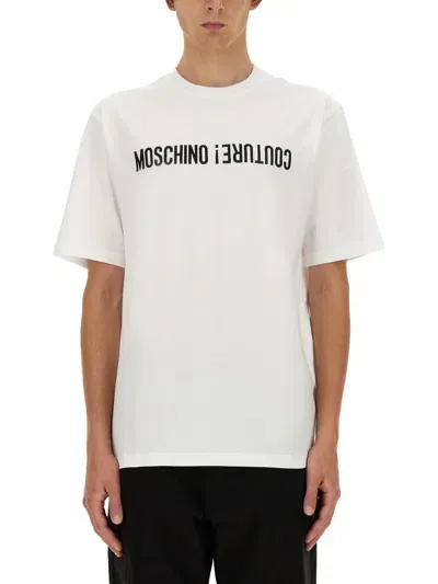 Moschino T-shirt With Logo In White