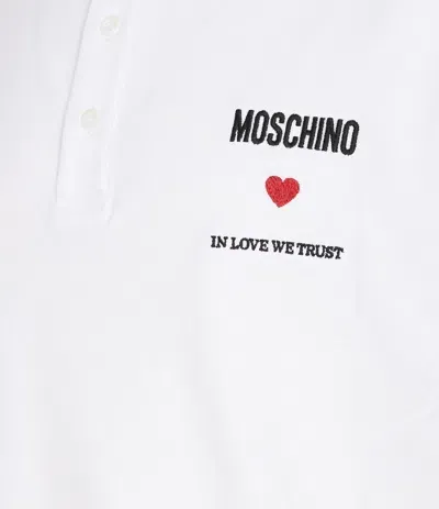 Moschino T-shirts And Polos In White