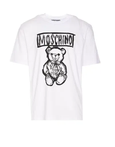 Moschino T-shirts And Polos In White